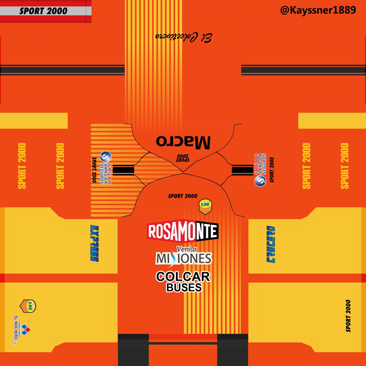 Kayssner1889's tweet photo. Kits Crucero del Norte ( 2015 ) primera división #Kitmaker #KitRetro #PES #CrucerodelNorte
Link---> https://t.co/39yK3Im8yT https://t.co/d1aNuiXhFY