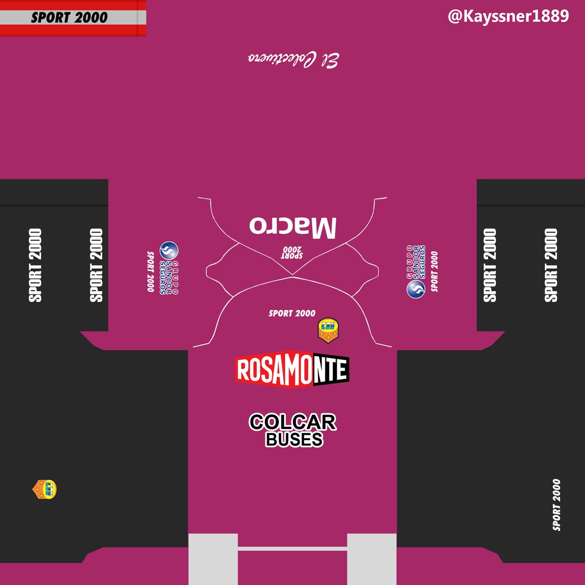 Kayssner1889's tweet photo. Kits Crucero del Norte ( 2015 ) primera división #Kitmaker #KitRetro #PES #CrucerodelNorte
Link---> https://t.co/39yK3Im8yT https://t.co/d1aNuiXhFY