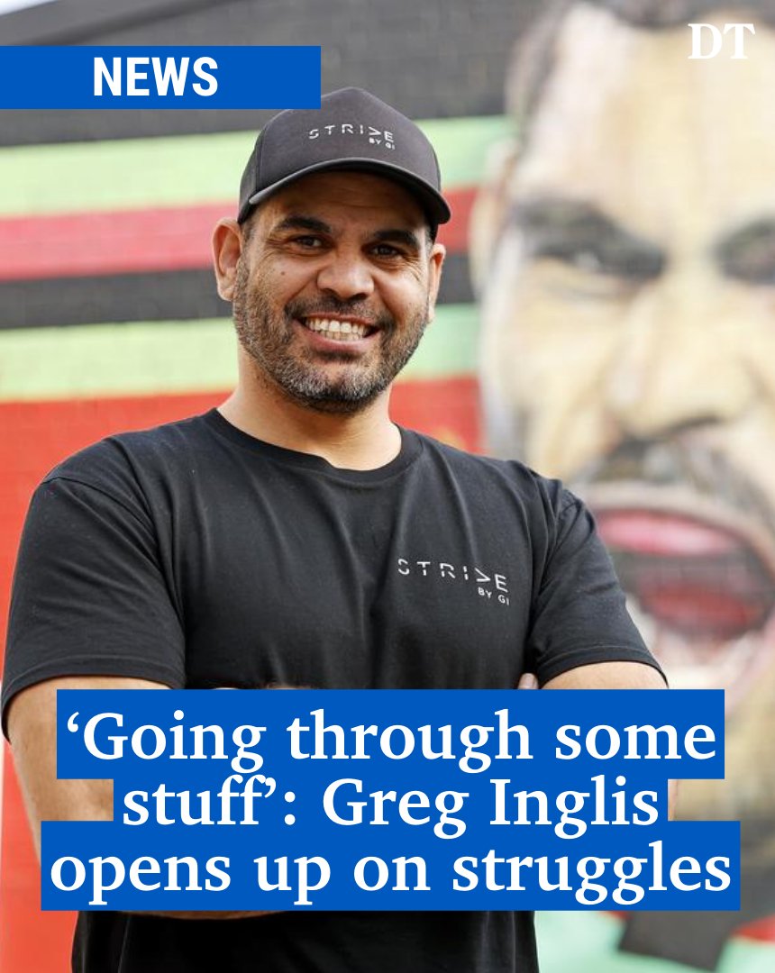 dailytelegraph's tweet photo. #GregInglis has battled plenty of formidable opponents on the footy field, but now the South Sydney legend is opening up about tackling an even bigger challenge. READ MORE: https://t.co/wFtIfqR6AZ

#NRLRabbitohs #NRL https://t.co/NjM5TWdSMJ
