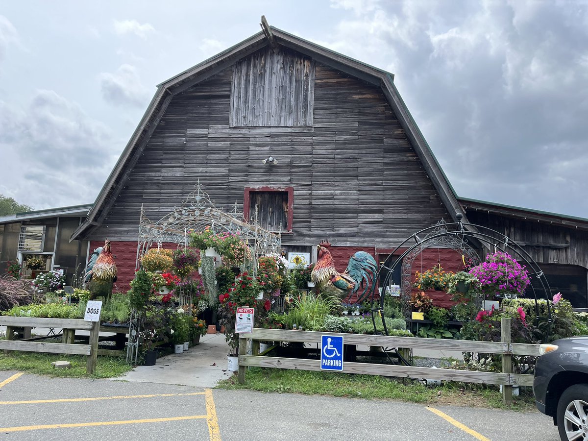 MarcHurBoston's tweet photo. Oh, and before dinner, we hit a great roadside farmstand for jams and jellies, local produce, plants, all that good stuff. #CNSmith #EastBridgewater https://t.co/CewLtdETc9