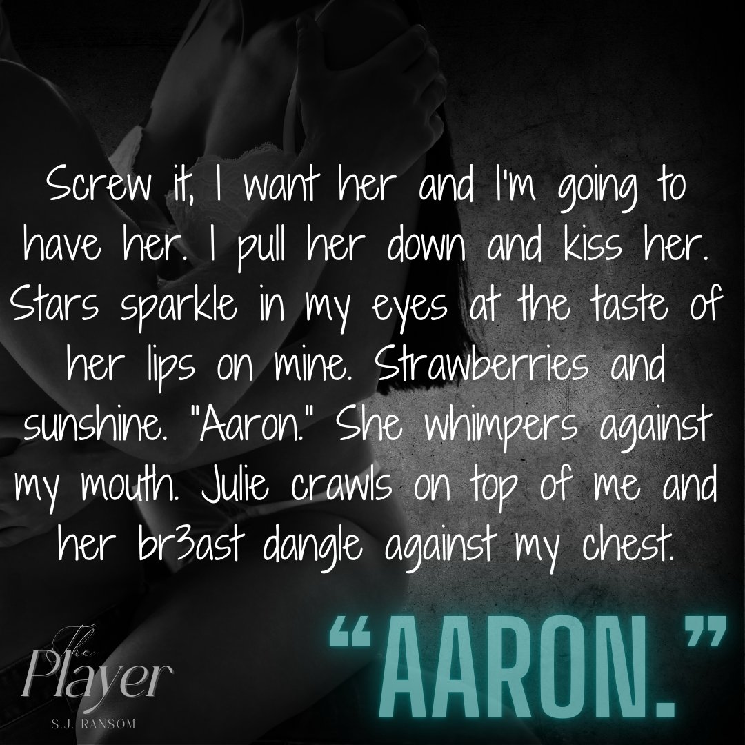 𝗧𝗵𝗲 𝗣𝗹𝗮𝘆𝗲𝗿
SJ Ransom

𝘈 𝘥𝘢𝘳𝘬 𝘦𝘯𝘦𝘮𝘪𝘦𝘴 𝘵𝘰 𝘭𝘰𝘷𝘦𝘳𝘴 𝘴𝘱𝘰𝘳𝘵𝘴 𝘳𝘰𝘮𝘢𝘯𝘤𝘦

Get it here: books2read.com/ThePlayerSJR

Tropes
✓ M/F
✓ Friends-Enemies-Lovers
✓ Sports (QB MMC/PT FMC)
✓ Stàlking
✓ Forced Proximity
✓ Second Chance