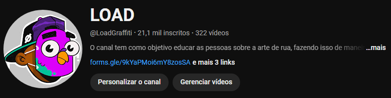 LoadComics's tweet image. Um canal que começou como hobby tá indo moh bem! 

Obrigado a cada pessoa que admira a cultura do graffiti e tem curiosidade em aprender e trocar ideia! 

já somos mais de 20k!