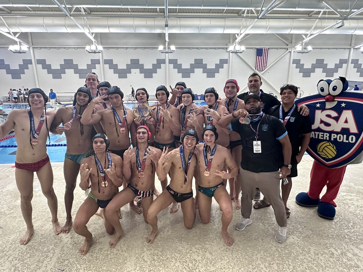 USAWP's tweet photo. Congratulations to the Top 3️⃣ Finishers in the Boys 18u Platinum Division!

🥇Southwest Ohio Sea Monsters 
🥈New Haven Hydras
🥉Team Orlando

Final score Sea Monsters 15 New Haven Hydras 14 in OT. 

#2024JOs | #WaterPolo https://t.co/xjCoBA527f