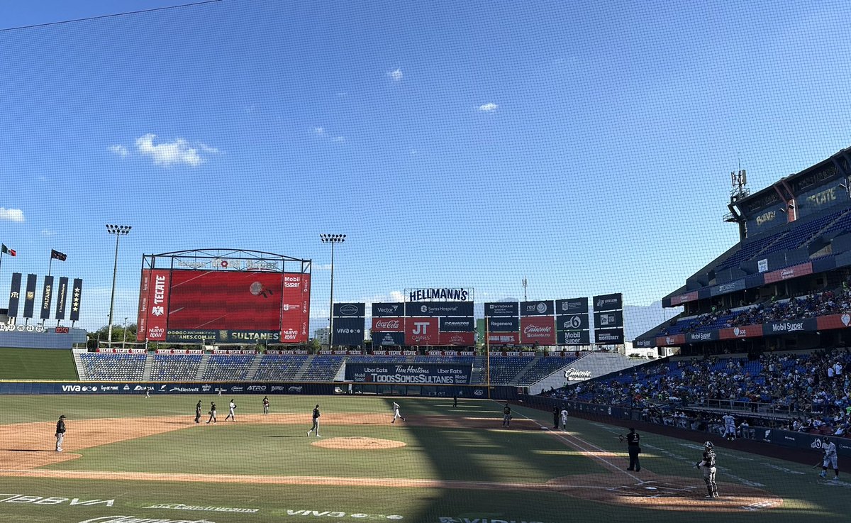 Csr A. ⚖️🦉 (@csr_aam) on Twitter photo 🏟️Estadio Mobil Super
⚙️"El Palacio Sultán"
📍Monterrey, Nuevo León 🇲🇽
<a href="/RielerosDeAgs/">RielerosDeAgs</a> vs @Sultanesoficial
#Playoffs
#UnidosXElT11tulo 🏆 🏟️Estadio Mobil Super
⚙️"El Palacio Sultán"
📍Monterrey, Nuevo León 🇲🇽
<a href="/RielerosDeAgs/">RielerosDeAgs</a> vs @Sultanesoficial
#Playoffs
#UnidosXElT11tulo 🏆