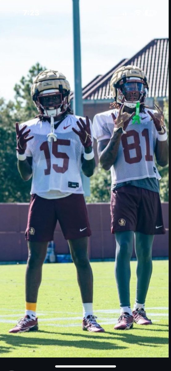 bhal23's tweet photo. The future of Florida State Football is in good hands🍢🔥 https://t.co/v9kFTuCeGu