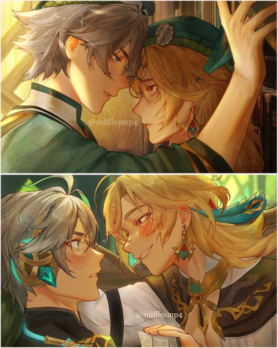 kaveh's revenge for all those yrs ago🤭#haikaveh #Alhaitham #Kaveh Cre:<a href="/snifflesmp4/">sniffy 🐮</a>