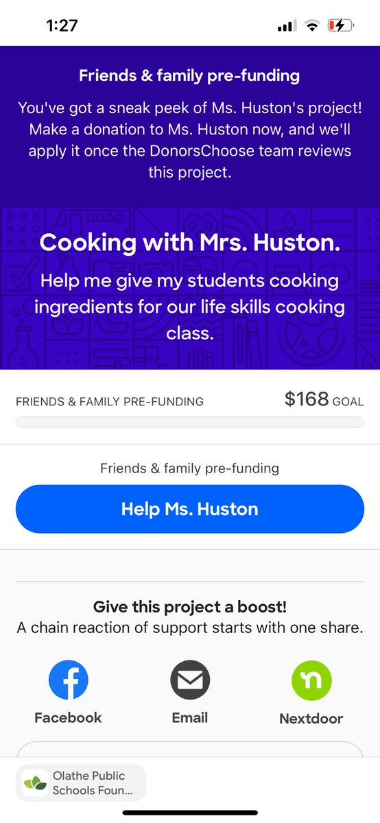 Classrooms Of Love - Adopt A Teacher (@catscharms) on Twitter photo RT ‼️Drop your list or project & #Repost. Help give life skills students important cooking/baking ingredients for life skills thru#donorschoose . $168 needed for full funding. #teachers #teacher #clearthelist #teachertwitter #clearthelist24 <a href="/ClearTheList1/">#ClearTheLists</a>
donorschoose.org/project/cookin… RT ‼️Drop your list or project & #Repost. Help give life skills students important cooking/baking ingredients for life skills thru#donorschoose . $168 needed for full funding. #teachers #teacher #clearthelist #teachertwitter #clearthelist24 <a href="/ClearTheList1/">#ClearTheLists</a>
donorschoose.org/project/cookin…
