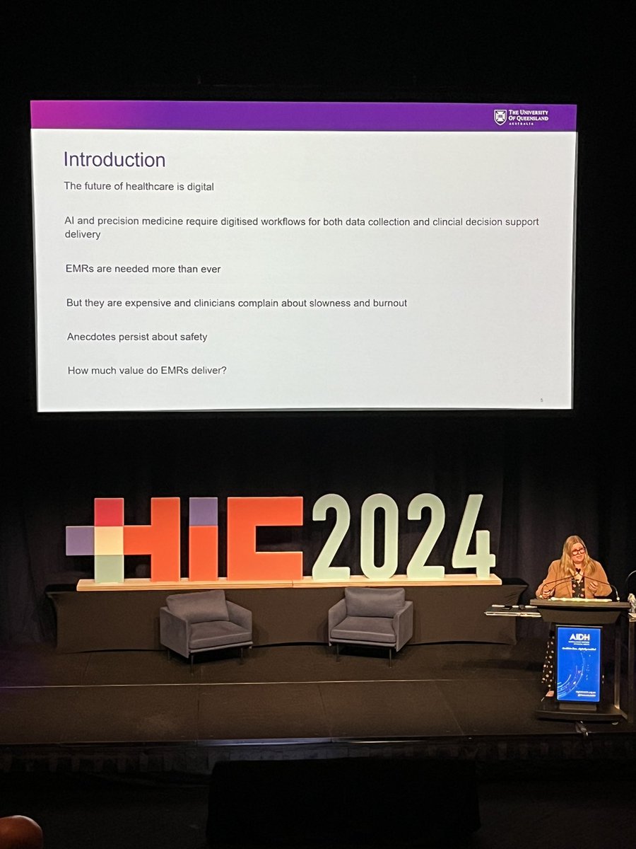 Dominika Kwasnicka (@dkwasnicka) on Twitter photo How do we justify spending money on digital health?
We here for a long time - shifting mind sets to understand that digital technologies may result in impact and cost savings years from now.
Great presentation by <a href="/clairsullivan23/">Clair Sullivan</a>
#HIC2024 How do we justify spending money on digital health?
We here for a long time - shifting mind sets to understand that digital technologies may result in impact and cost savings years from now.
Great presentation by <a href="/clairsullivan23/">Clair Sullivan</a>
#HIC2024