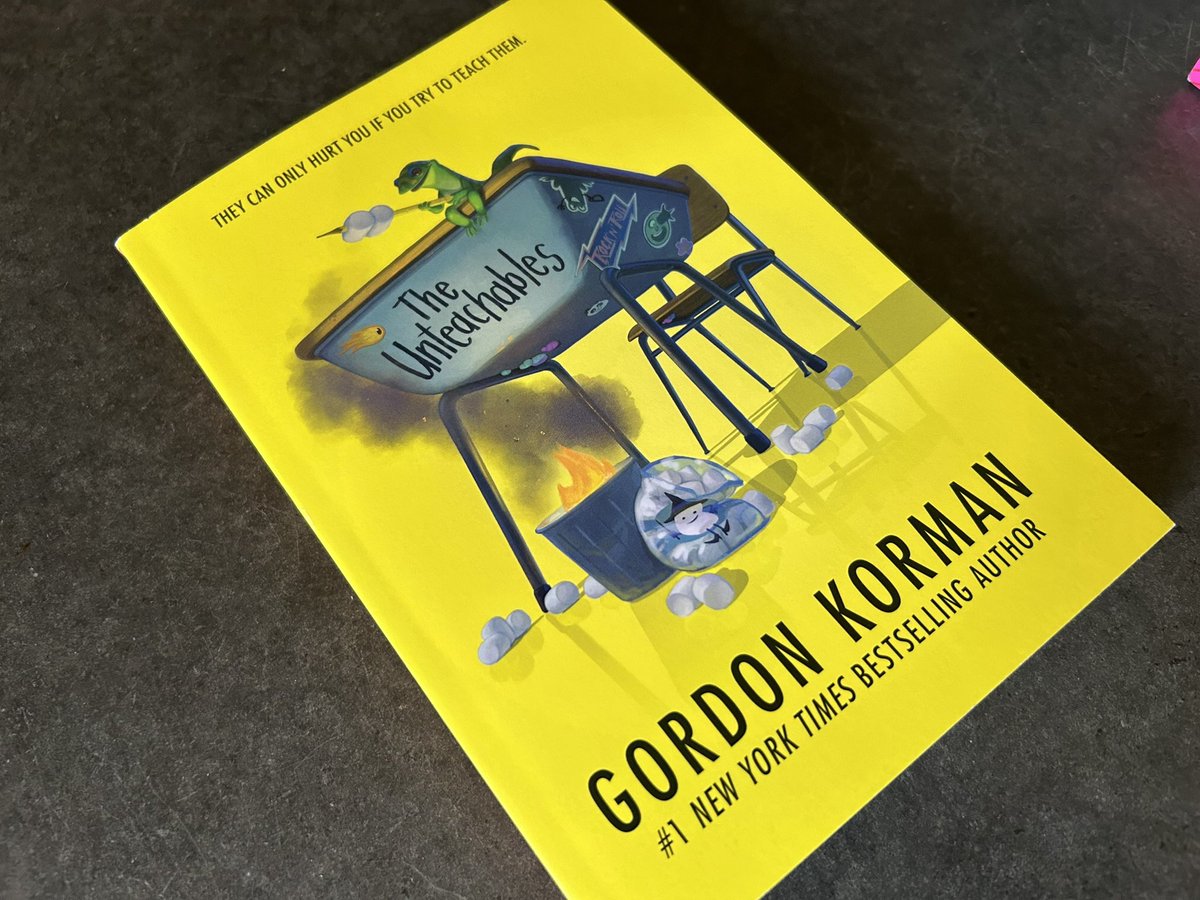 ShawnTWrites's tweet photo. Itโs another dark & stormy night made for #reading โ๏ธ๐ Starting this for the next #mentortext #bookgroup discussion with @ChristyYaros โ #theunteachables by @gordonkorman โ I โค๏ธ the characters & how the POVs built the story. #gordonkorman #kidlit #writingcommunity ๐๐โ๏ธ https://t.co/cJO9pkPWrf
