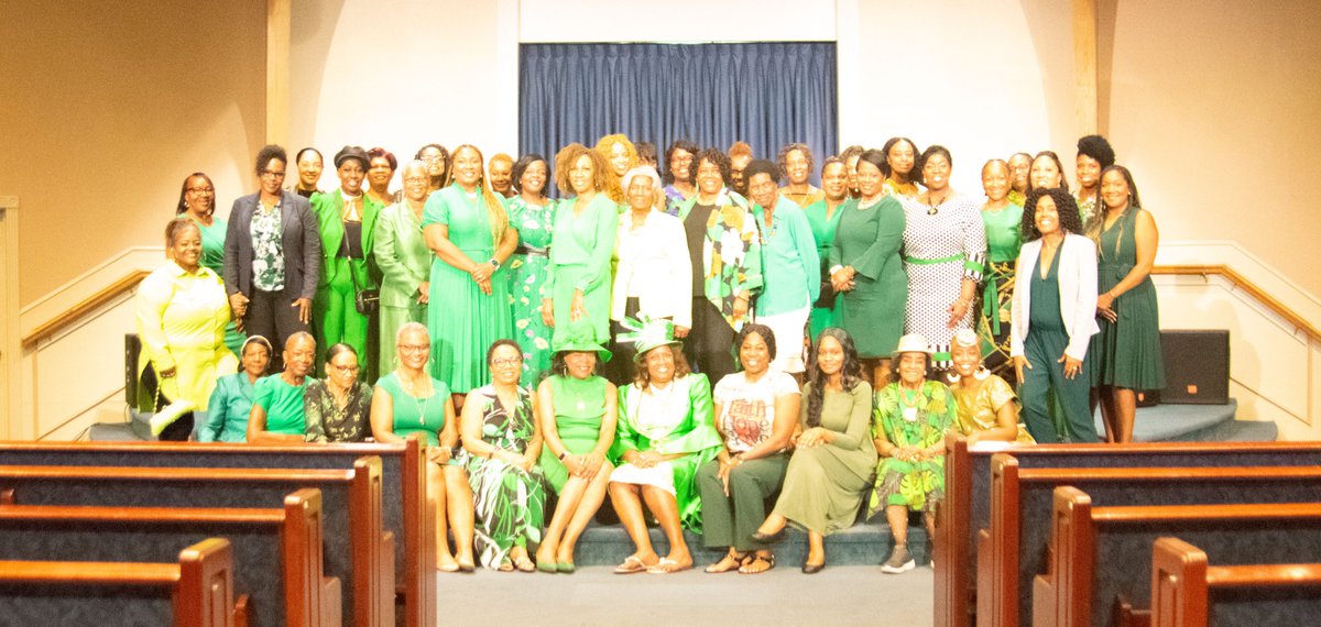TrinityGCOC's tweet image. First Sundays at the Gardens are always special! Our women dressed in green as they learned about envy and the men were dressed in red for their devotional. Join us next time in September! #fellowship #Devotional