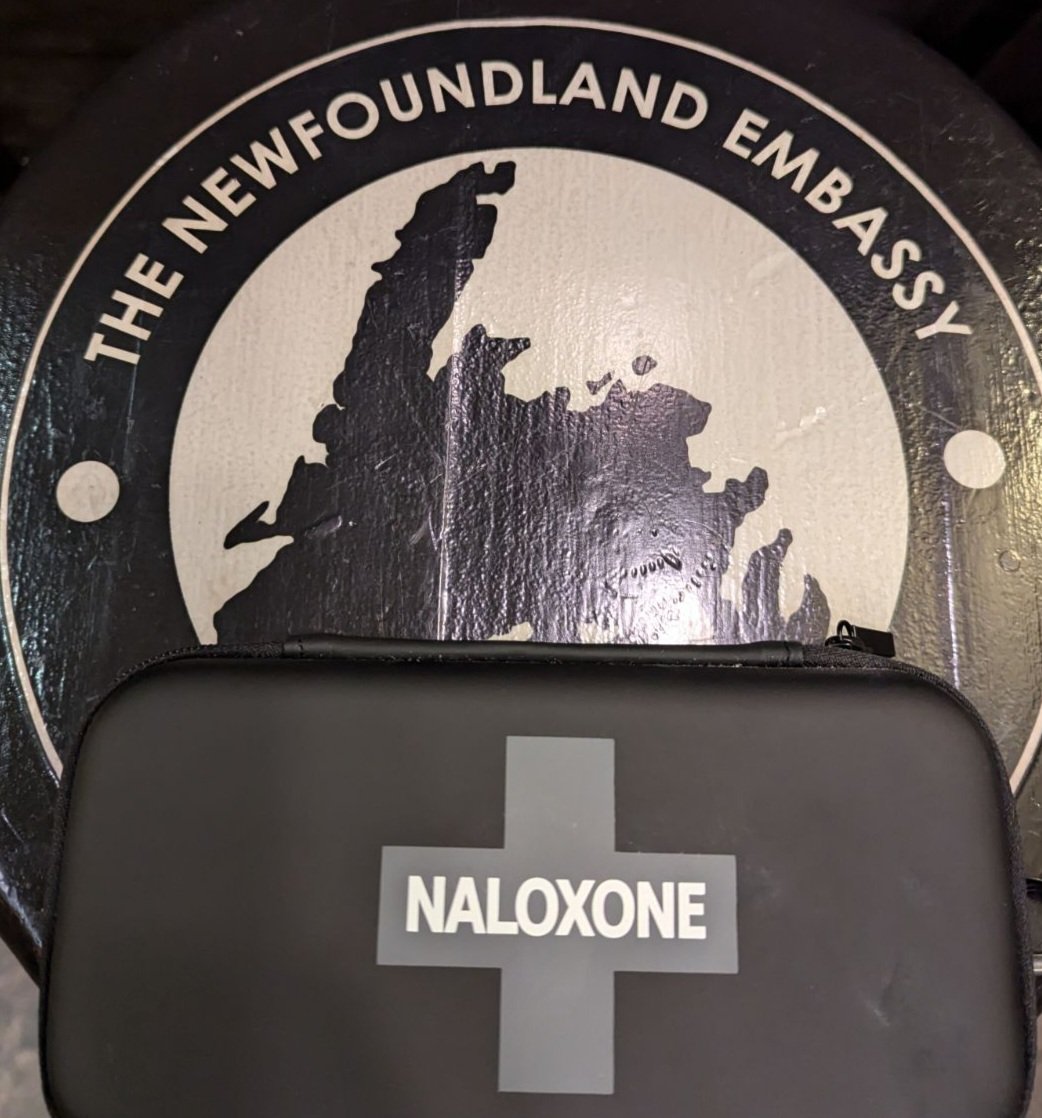 We hope everyone is enjoying George Street Fest! We just want to remind the public, staff, security etc, that we have partnered with Eastern Health to be a Nalaxone pick up site!

Anyone at all can come in &amp; pick up as many kits as they'd like, no questions asked. 😊
