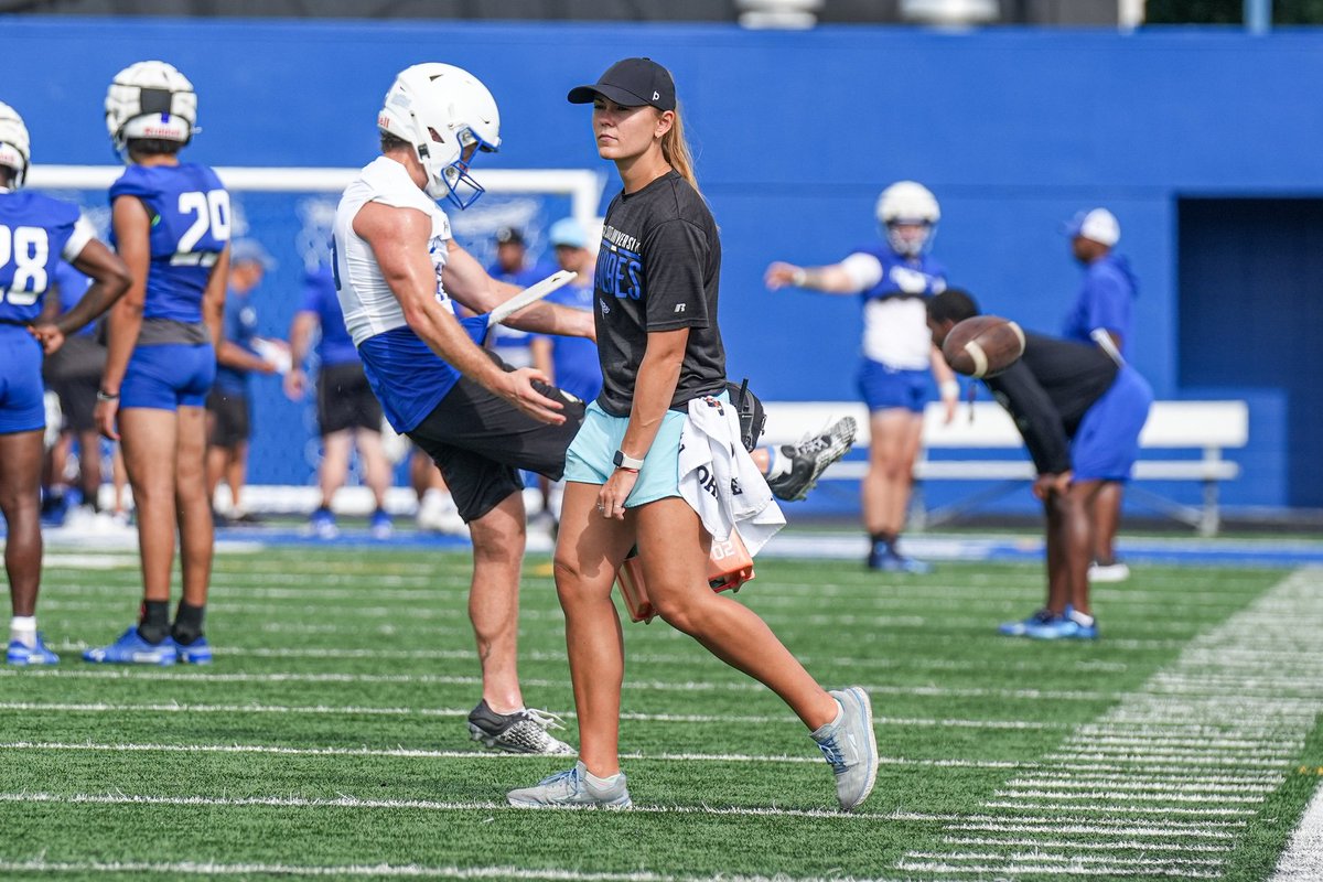 _SethMontgomery's tweet photo. Shout out to the hard-working A.T. staff that was getting after it this week on the first week of @IndStFB camp.

Unsung heroes and glad for all they do! https://t.co/b5rXZ3UiLG