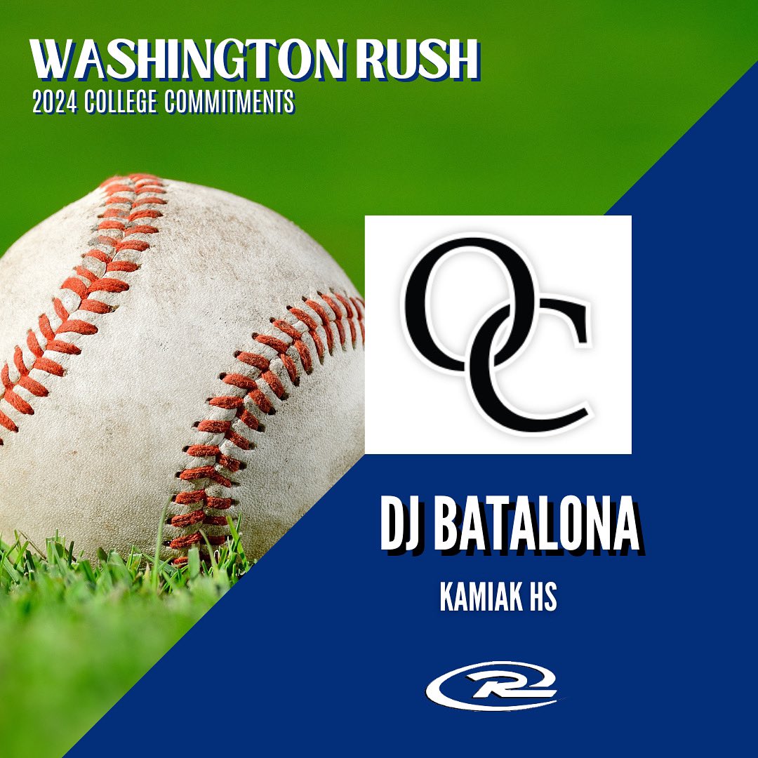Next up we have DJ Batalona (1st base) from Kamiak HS with his commit to Olympic College! Congrats, DJ 🙌