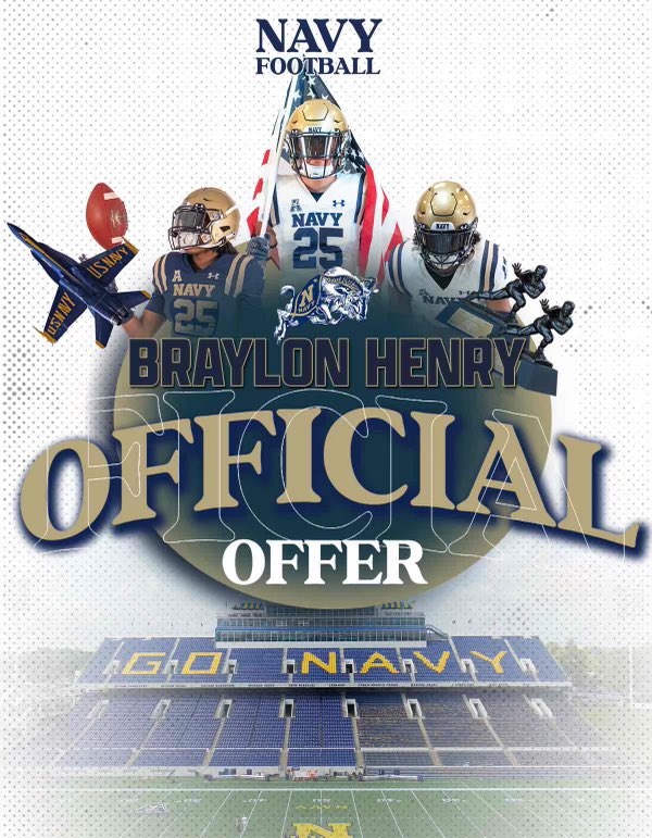 Blessed to have an official offer from <a href="/NavyFB/">Navy Football</a> ⚓️🔵 <a href="/GreenRB21/">R.B. Green</a> @CoachJ_Williams