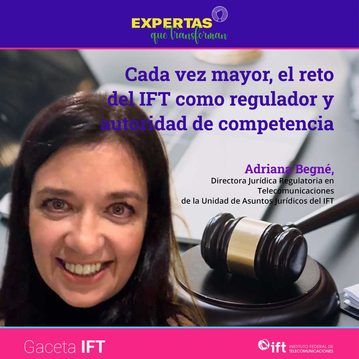 IFT_MX's tweet photo. El IFT tiene un reto como regulador y autoridad de competencia ante la evolución de las tecnologías y su incidencia en los mercados y las redes.
Lee la reflexión de  Adriana Begné, Dir. Jurídica Regulatoria en Telecom de la #UAJ del #IFT.
 #GacetaIFT.
📑https://t.co/6w4B34YVQp https://t.co/DIsY5uopP4