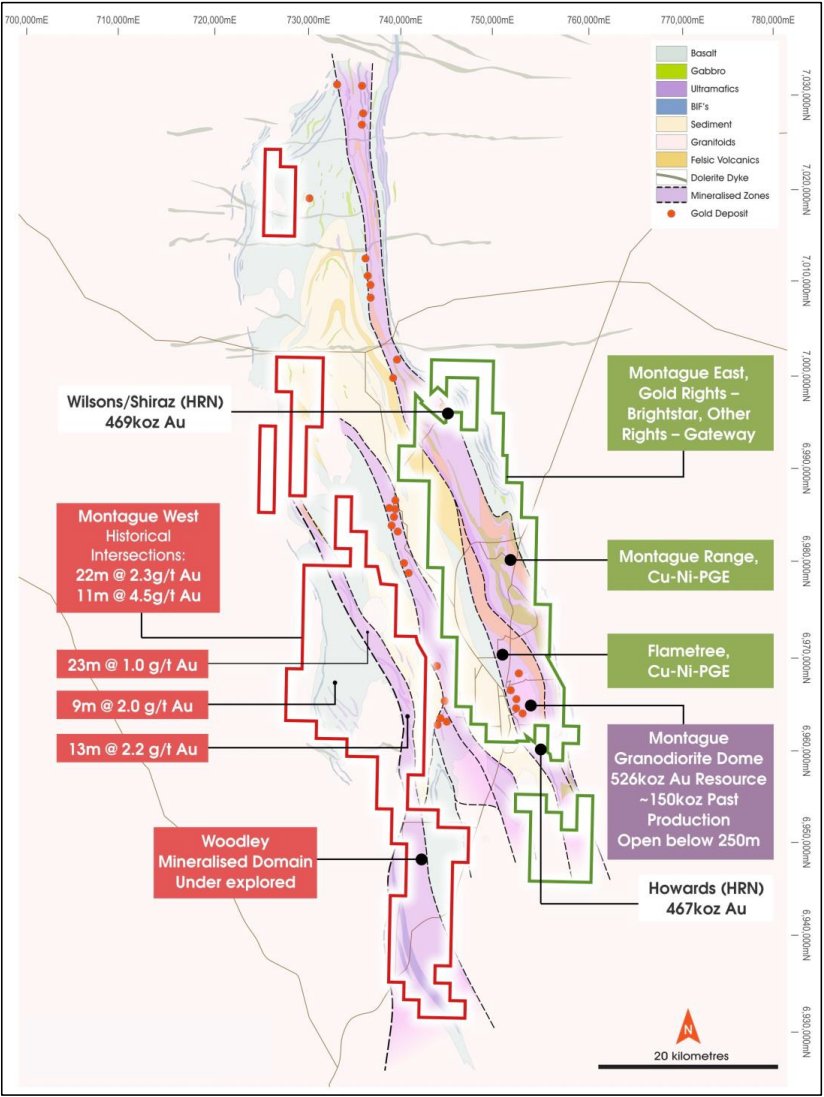 Gateway Mining has signed a binding agreement for the sale of gold rights within the eastern tenement block of the Montague Project to Brightstar Resources.

View the full anouncement here:
ow.ly/52zO50SPKOq

$GML $BTR #gold #exploration #WA #sale #goldrights #ASX
