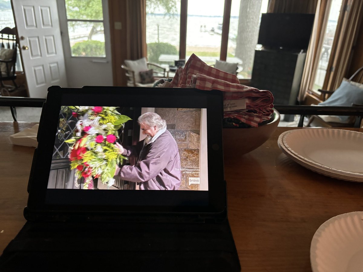 We may be out of town for <a href="/BravoTV/">Bravo</a> Real Housewives of NJ BUT we still found a way to watch the finale! <a href="/Andy/">Andy Cohen</a> we are prepared! 

#Bravo #RealHousewivesofNewJersey #RHONJ