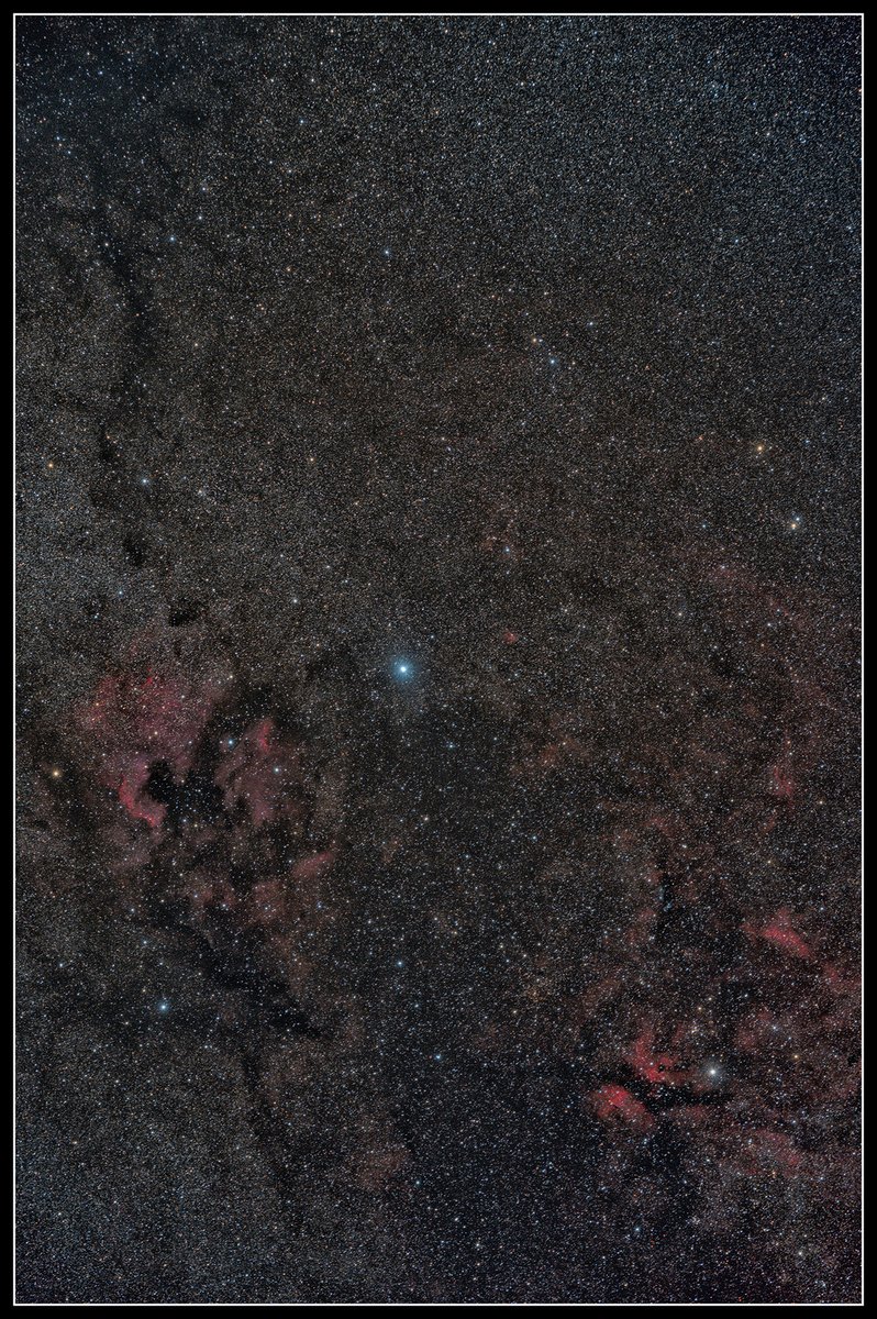 socalastro's tweet photo. I went to check on the observatory after the #nixonfire evacuation orders were lifted 8/3. All was safe thanks to the great work by @CALFIRERRU. I managed to shoot the nebulosity around Deneb and Gamma Cygni in this quick (total of 5X 2 minutes exposures) with a 135mm camera lens https://t.co/txNdGWDI9X