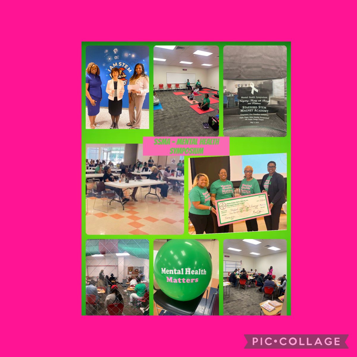 Stafford STEM Magnet School (@staffordstem) on Twitter photo The Mu Kappa Omega Chapter of AKA Sorority, Inc., hosted a Mental Health Symposium at SSMA. There was Yoga,Coloring, Journaling and Speakers. The organization gave a donation and plaque to the school for hosting this event. <a href="/StaffordMSD/">Stafford MSD</a> <a href="/DawnDuBose5/">Dawn DuBose, Ed.D.</a> <a href="/STAFFORDSTEM/">Stafford STEM Magnet School</a> The Mu Kappa Omega Chapter of AKA Sorority, Inc., hosted a Mental Health Symposium at SSMA. There was Yoga,Coloring, Journaling and Speakers. The organization gave a donation and plaque to the school for hosting this event. <a href="/StaffordMSD/">Stafford MSD</a> <a href="/DawnDuBose5/">Dawn DuBose, Ed.D.</a> <a href="/STAFFORDSTEM/">Stafford STEM Magnet School</a>