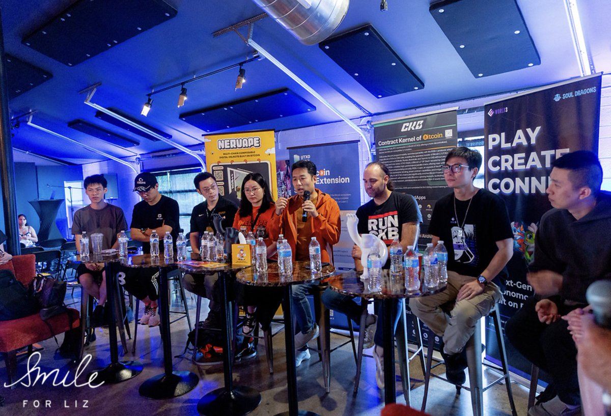 WORLD3_AI's tweet image. The first of Friday&apos;s side events was the #RGBPP Community Meet-Up where our friends, fellow builders, and community members gathered for an insightful panel on the role that RGB++, a #Bitcoin scaling solution, has to play in the future of Bitcoin as an expanding industry. 🟧🆙📈…