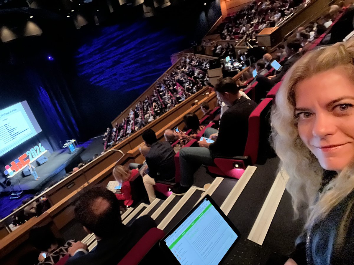 Wondering where your #digitalhealth friends are this week?  They’re in Brissy for #HIC2024! Great turnout - full house.