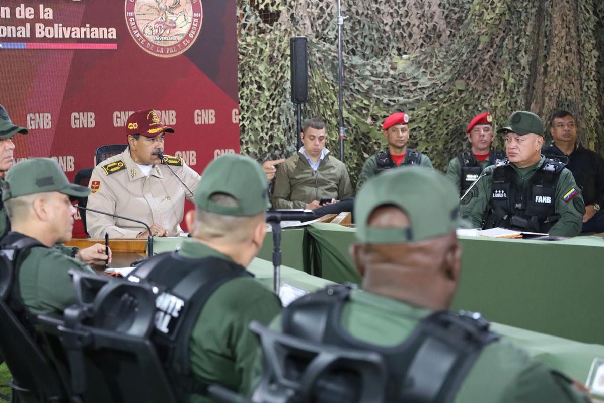 En su 87° Aniversario la Guardia Nacional Bolivariana mostrando su patriotismo y lealtad Inquebrantable #VenezuelaPazyJusticia