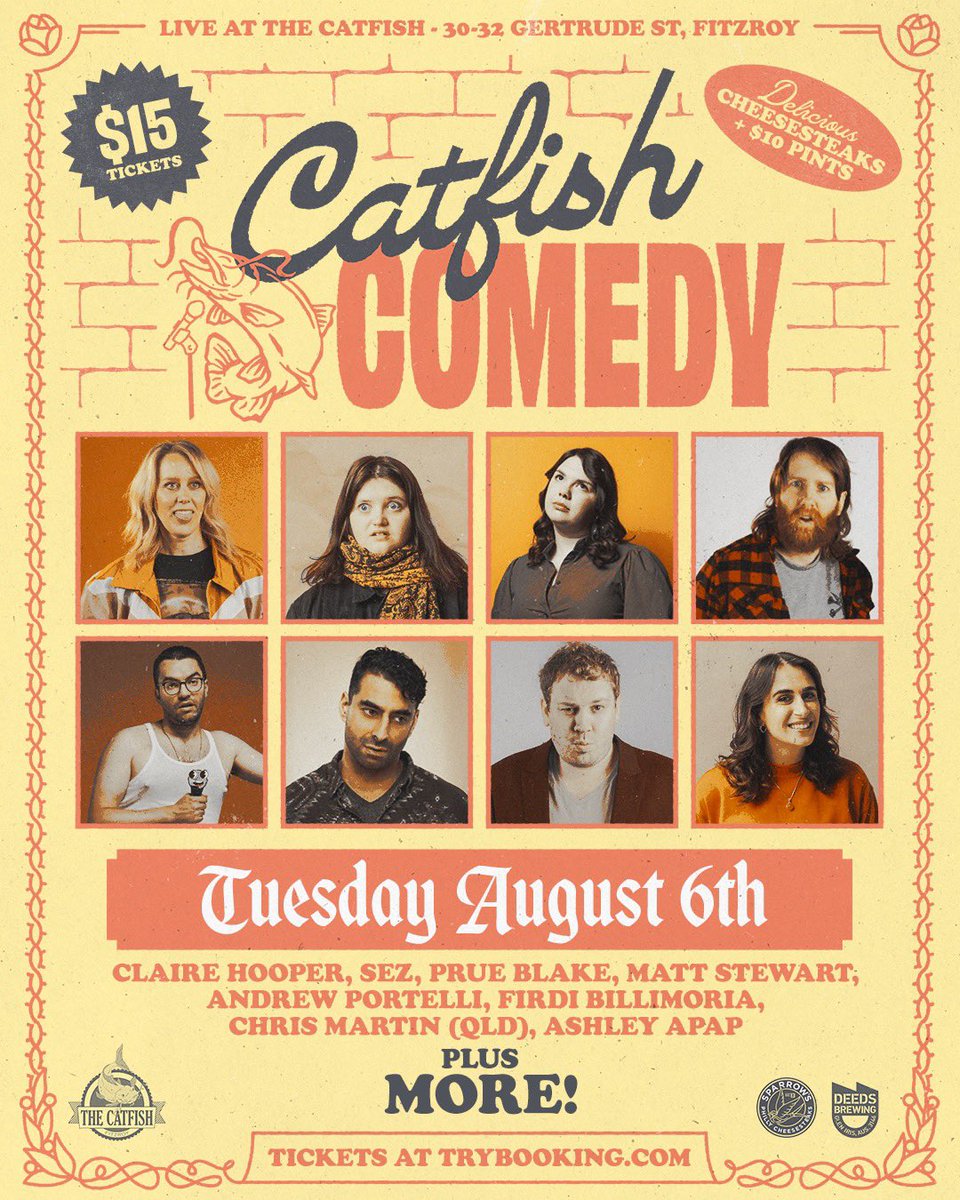 Last chance to grab a ticket to tomorrow's show! It's going to be a big one!! 🔥
USE PROMO CODE 'MEOW' FOR CHEAP TICKETS🤑

trybooking.com/events/landing… 🎟️