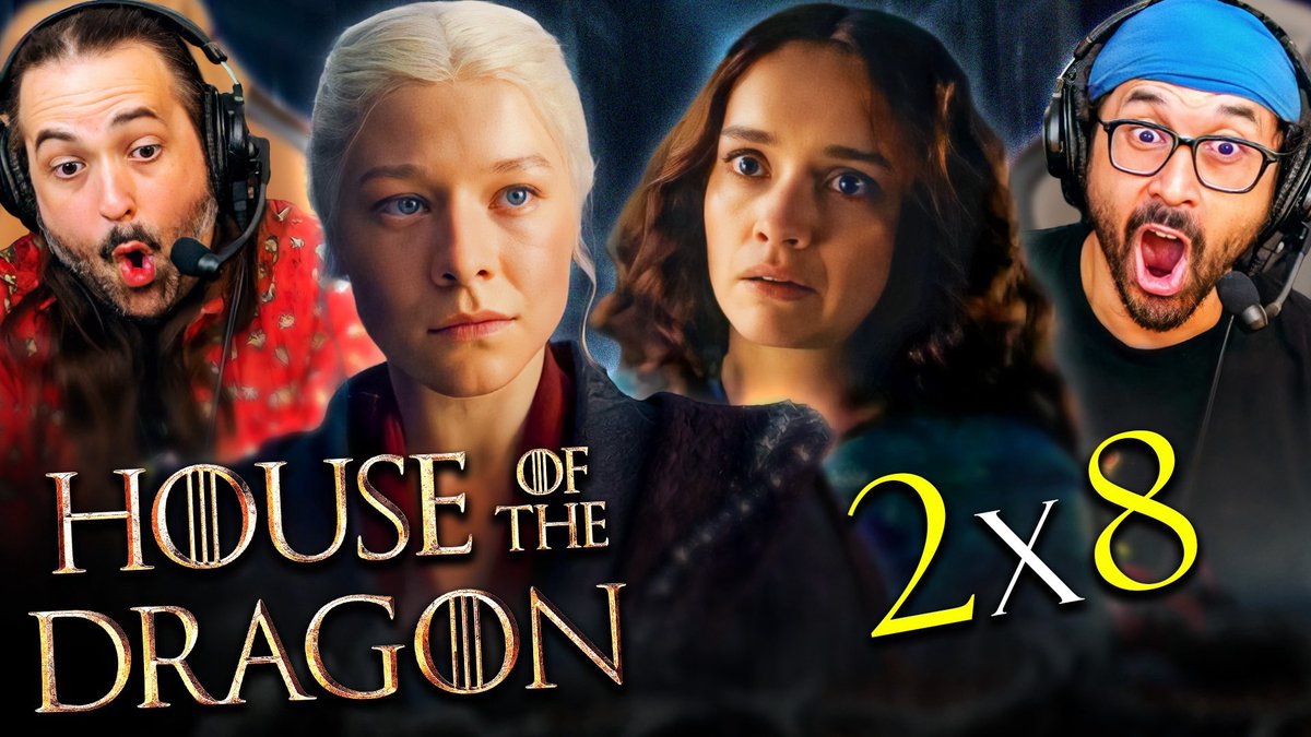 ReelRejects's tweet image. What did ya&apos;ll think of the finale? youtu.be/Y_wW_A-o7qA?si…

#HouseOfTheDragon Season 2 Episode Reaction!!
-
-
-
#HOTD #Demdragons #RhaenyraTargaryen #rhaenyra #alicent #daemon #aemond