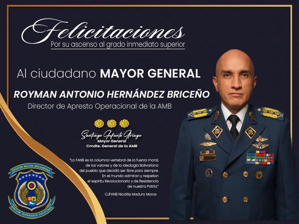 DRES_AMB's tweet image. #4Ago || Que Dios y nuestra Virgen de Loreto sean siempre su guía, felicidades por ese merecido ascenso a Mayor General, que satisfacción se siente que contemos con soldados de su nivel de entrega con esta patria , la patria de Bolívar, siga en Batalla constante.