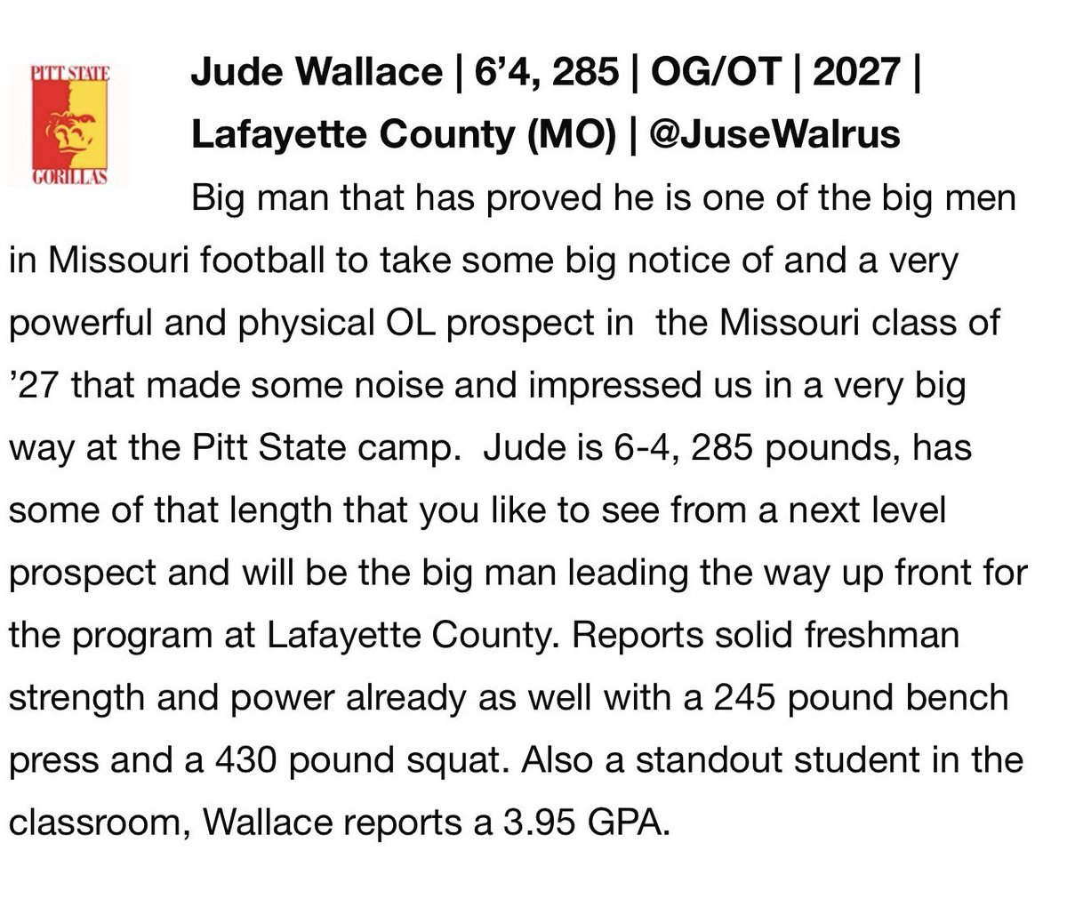 Thank you <a href="/sixstarfootball/">Six Star Football | PLUS+</a> for the shoutout! So excited for the upcoming season! <a href="/huskerfbteam/">Coach Steve Cook</a>