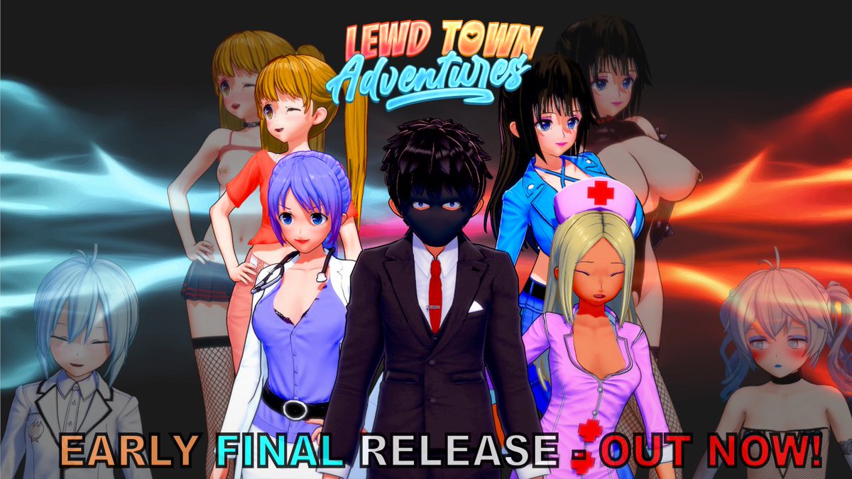 The early release of Lewd Town Adventures 1.0(BETA) is out right now and can be downloaded here: 
subscribestar.adult/posts/1417953

Probably one of the biggest AVN updates to ever come out. For more information check out our latest public post: subscribestar.adult/posts/1417796
