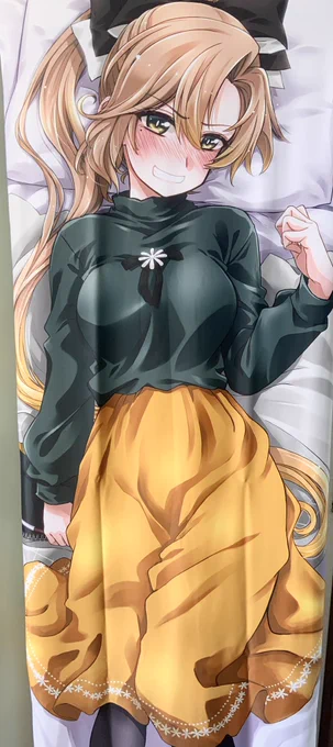 秋雲先生抱き枕カバーの実物が届いたぞ!!!この存在感を確かみてみろ! 
