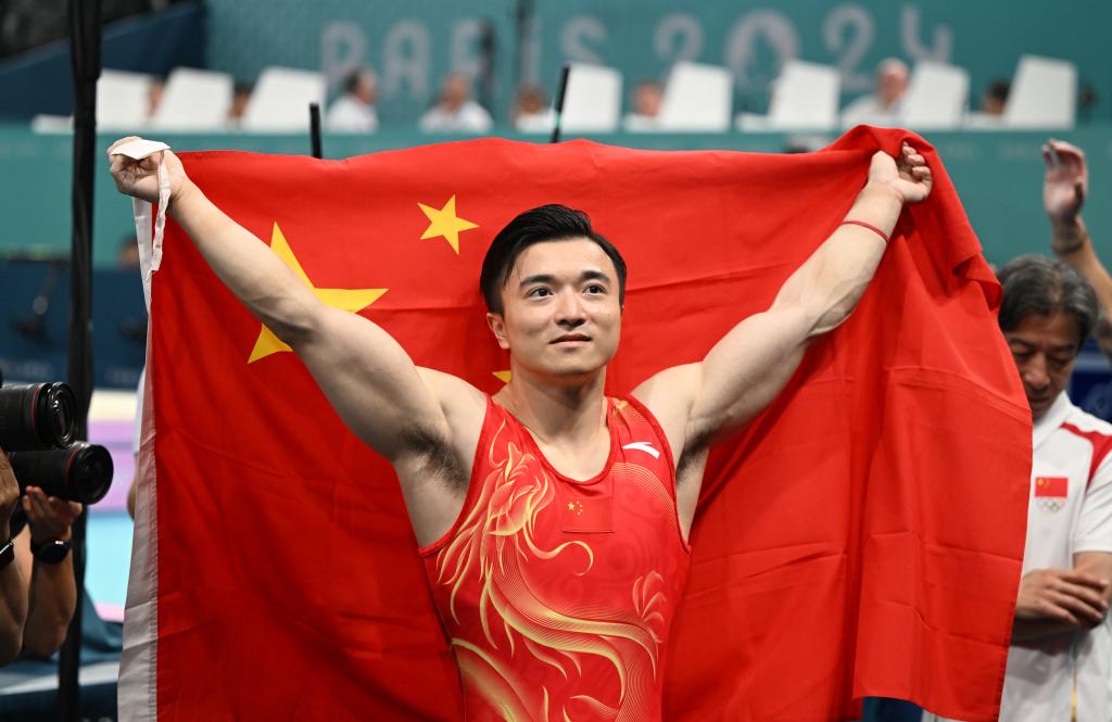 PDOAUS's tweet image. Liu Yang wins China's first gymnastics gold of Paris Olympics
en.people.cn/n3/2024/0805/c…
#Liu Yang secured #China's first #gymnastics #gold medal of the #Paris #Olympics on Sunday when he led all the way to win the men's rings event.