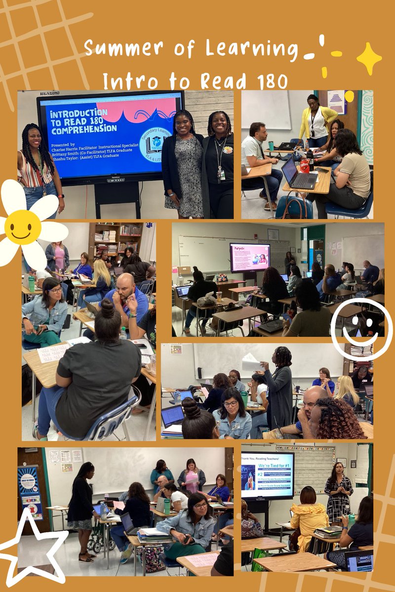 This summer I had the privilege of facilitating the Intro to Read 180 Comprehension workshop for Secondary Learning!!! Secondary is SoRing to another A Rated Year!!!
<a href="/BCPS_DeputySupt/">BCPS_DeputySupt</a> <a href="/browardschools/">Broward Schools</a> <a href="/HowardHepburn/">Howard Hepburn</a> <a href="/gbarmoha/">Guy Barmoha</a>