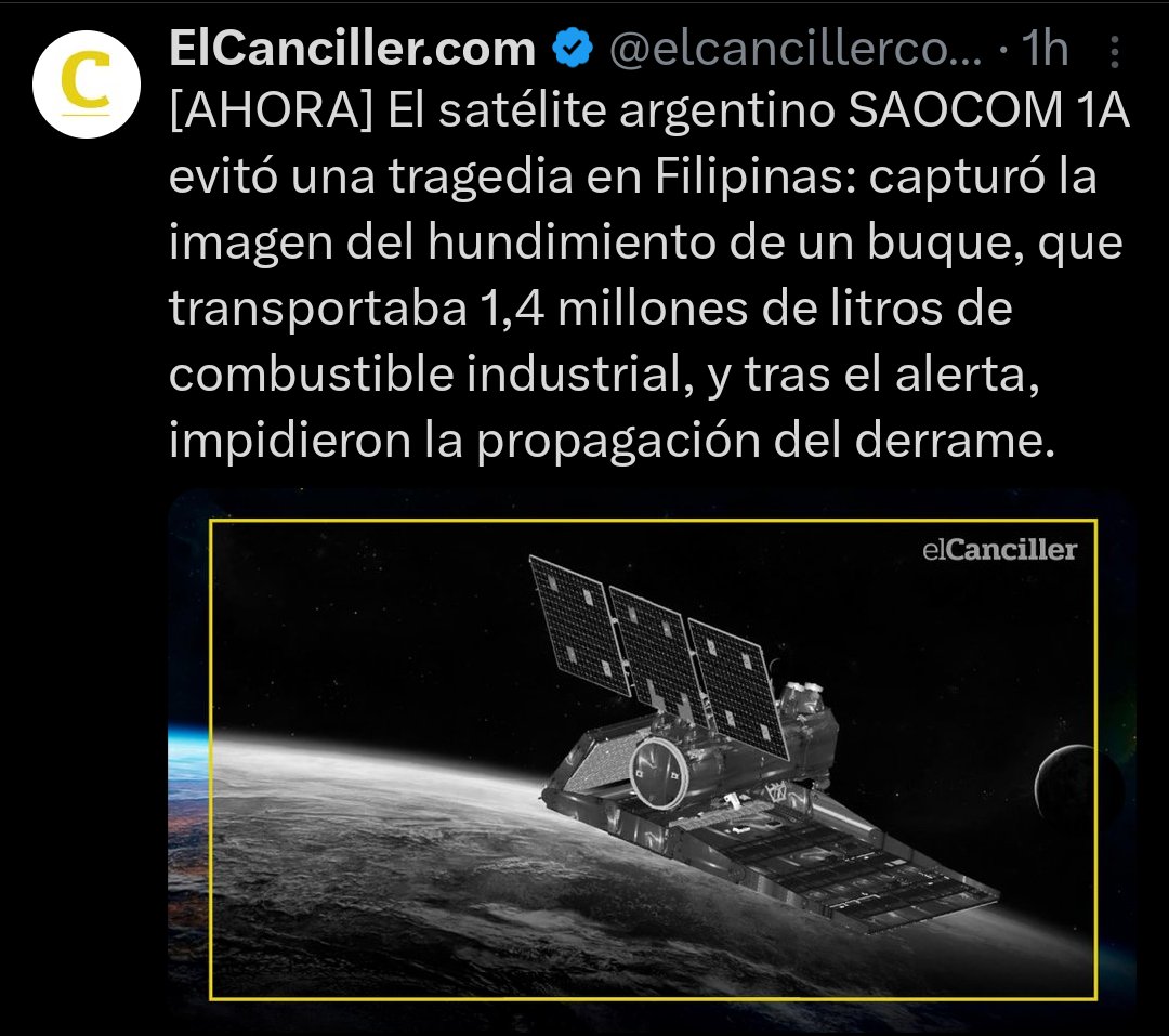 Adivinen quién lo puso en órbita