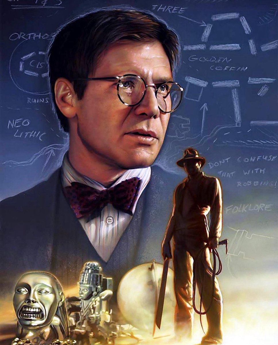 As we head #backtoschool, here's to the one who inspired so many of us to become history teachers, as well to the real teachers who know it's not about fortune and glory, but uncovering the hidden potential in students, the real treasure worth seeking. 

Art by Jerry VanderStelt