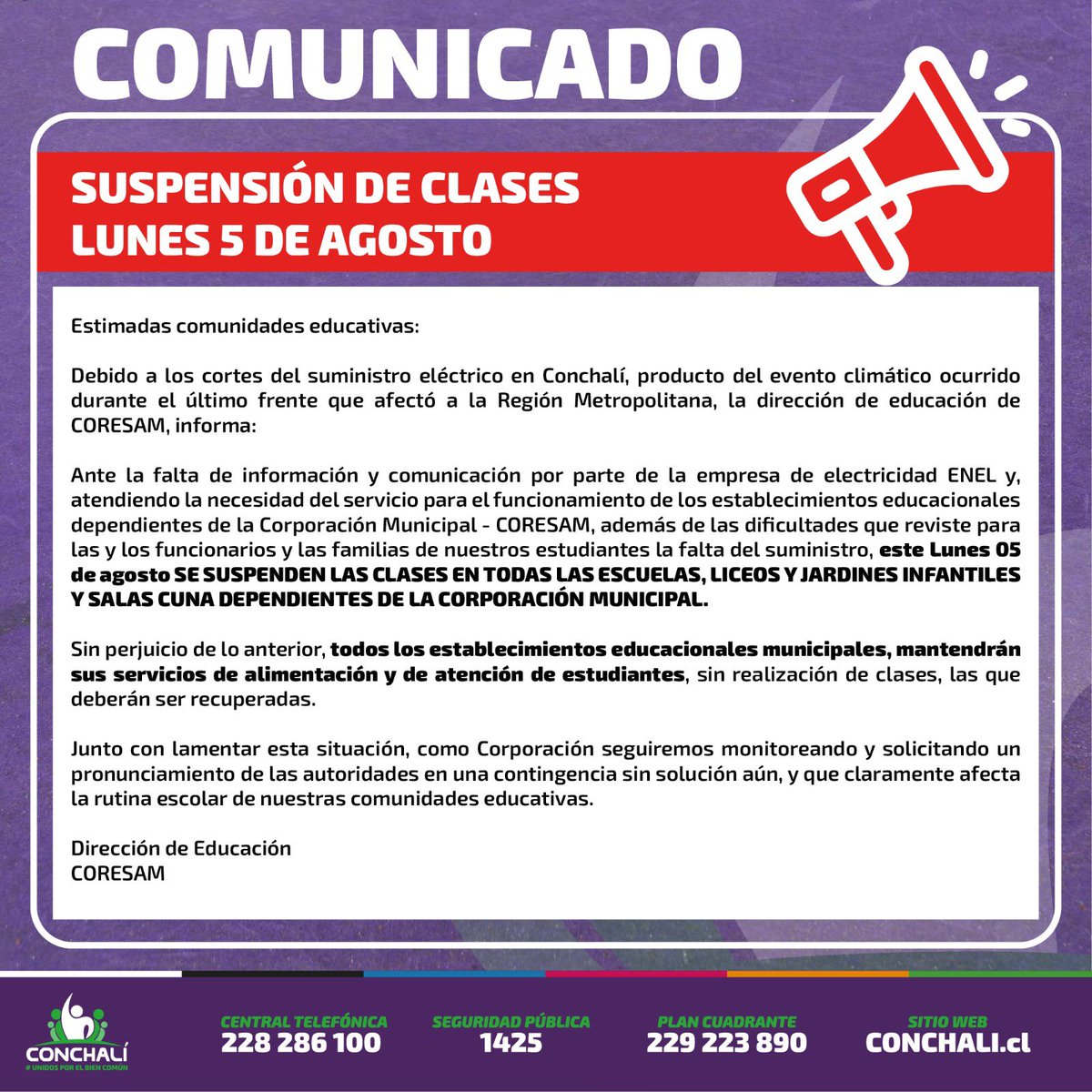 MuniConchalíOficial tweet media