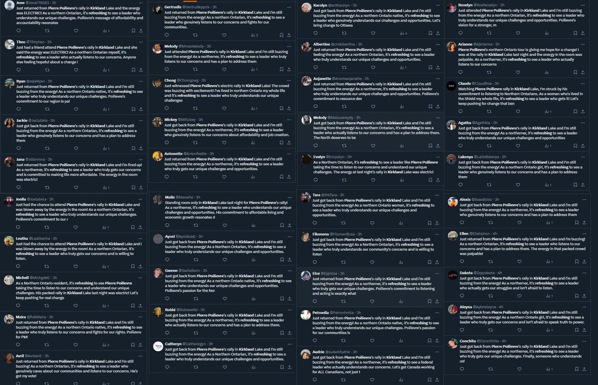 What if Poilievre's poll results are as authentic as his online supporters?