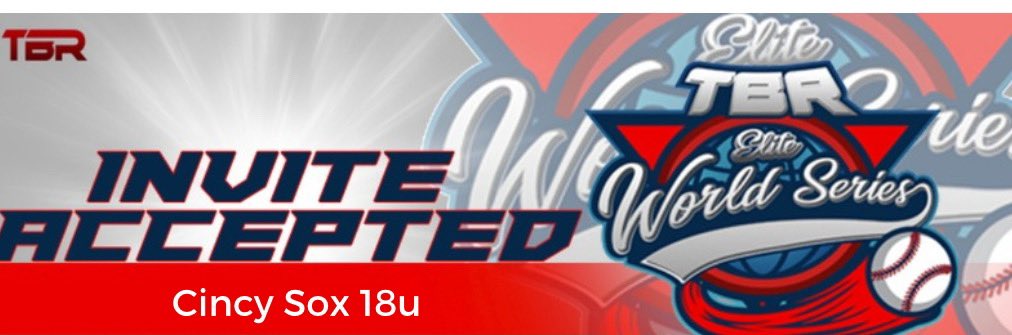 We will be heading to the 2025 TBR Elite World Series! <a href="/Macotj/">Coach Maco GHS & Cincy Sox Baseball</a> <a href="/WageWarApparel/">wXge_waR_apParel</a> #CincySoxBaseball