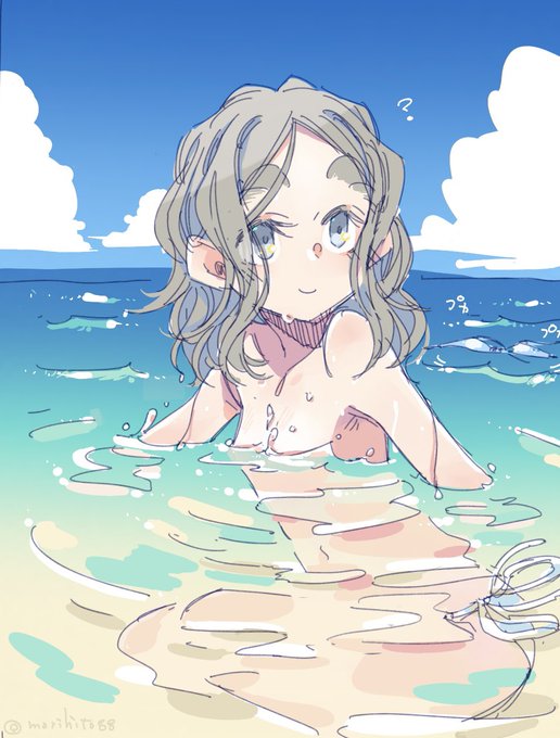 夏濡れちびっこちゃん!!☺️ #ちびっこちゃん朝活 