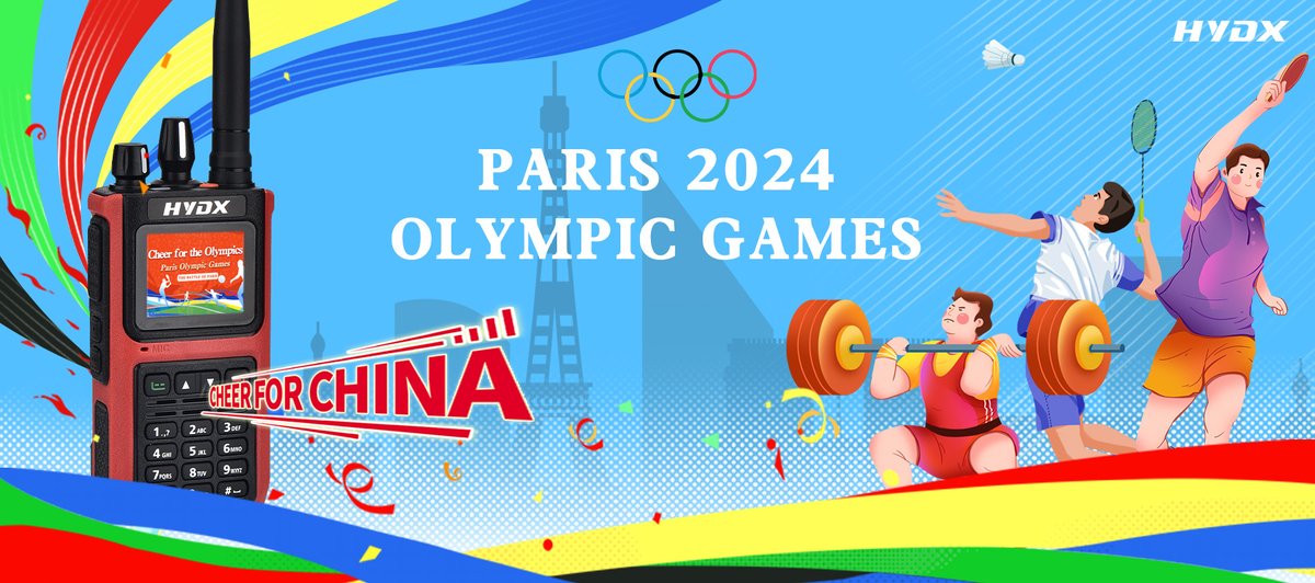 CanmingWu's tweet photo. 🏅 Paris 2024 Olympic Games | HYDX Two-way Radio-Your Team's Key Player Strive for excellence  Beyond yourself

#Paris2024Olympics #Twowayradio #security #publicsafe #wirelesscommunication #hydx https://t.co/QK5RURruys