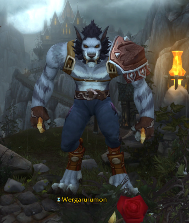 doomnack's tweet photo. unbeknownst to me, as of March or 2023, Worgen can be Monks, so now doggo + kickies = my dream
WereGarurumon π
#worldofwarcraft #digimon #monk #tww #mopremix #furry #transmog https://t.co/FvBoXnwCXh