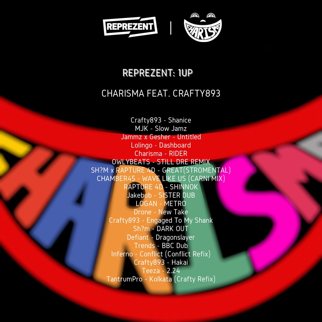 CharismaMixes's tweet photo. @ReprezentRadio : 1UP 🆕 SET. 

CHARISMA FT. @crafty893 

🎵: FROM ME / @mjkset / @Chamber45 / @LolingoProducer / @droneuk / @HR6jakebob / @TrendsDj_ / @LOGAN_OLM / @owlybeats / @Jammz x @TheRealGesher / Crafty &amp; more…

https://t.co/to6g3g0bbc https://t.co/wHnHHB0tb3