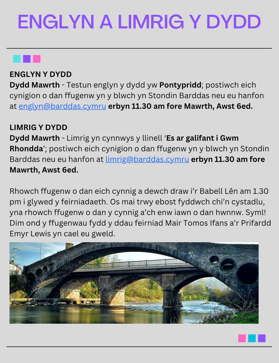 Barddas (@trydarbarddas) on Twitter photo Rhannwch y neges ... diolch. Rhannwch y neges ... diolch.