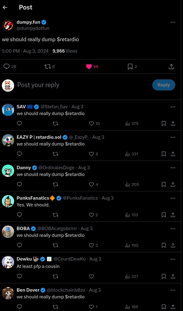 when the bots are set to "clone comment" only.🤡🤡