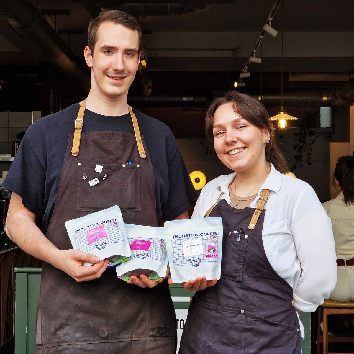 The retail shelf is fully stocked and <a href="/industra/">INDUSTRA Technologie</a>.coffee has arrived. Come and say hello and start your week right!