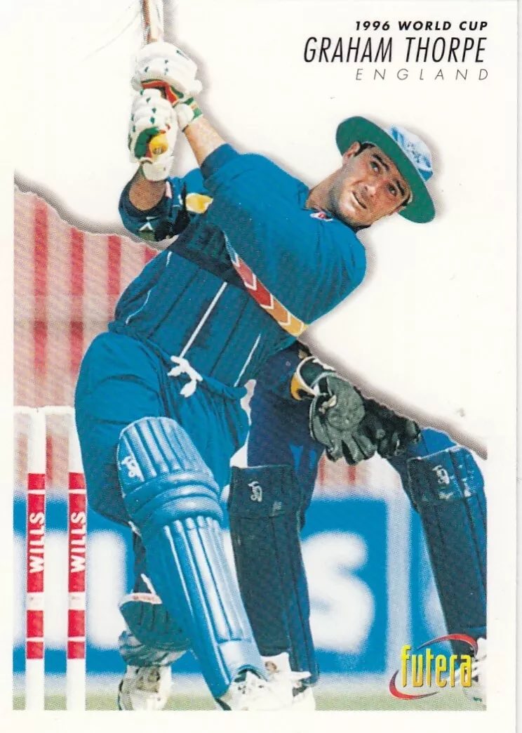 _sidd's tweet image. Sad to hear the passing of Graham Thorpe  . Started following him after seeing him play in the 96 World Cup , was a classy batsman . Was a wonderful test cricketer . Brought many a smile with his contributions. RIP Graham Thorpe .