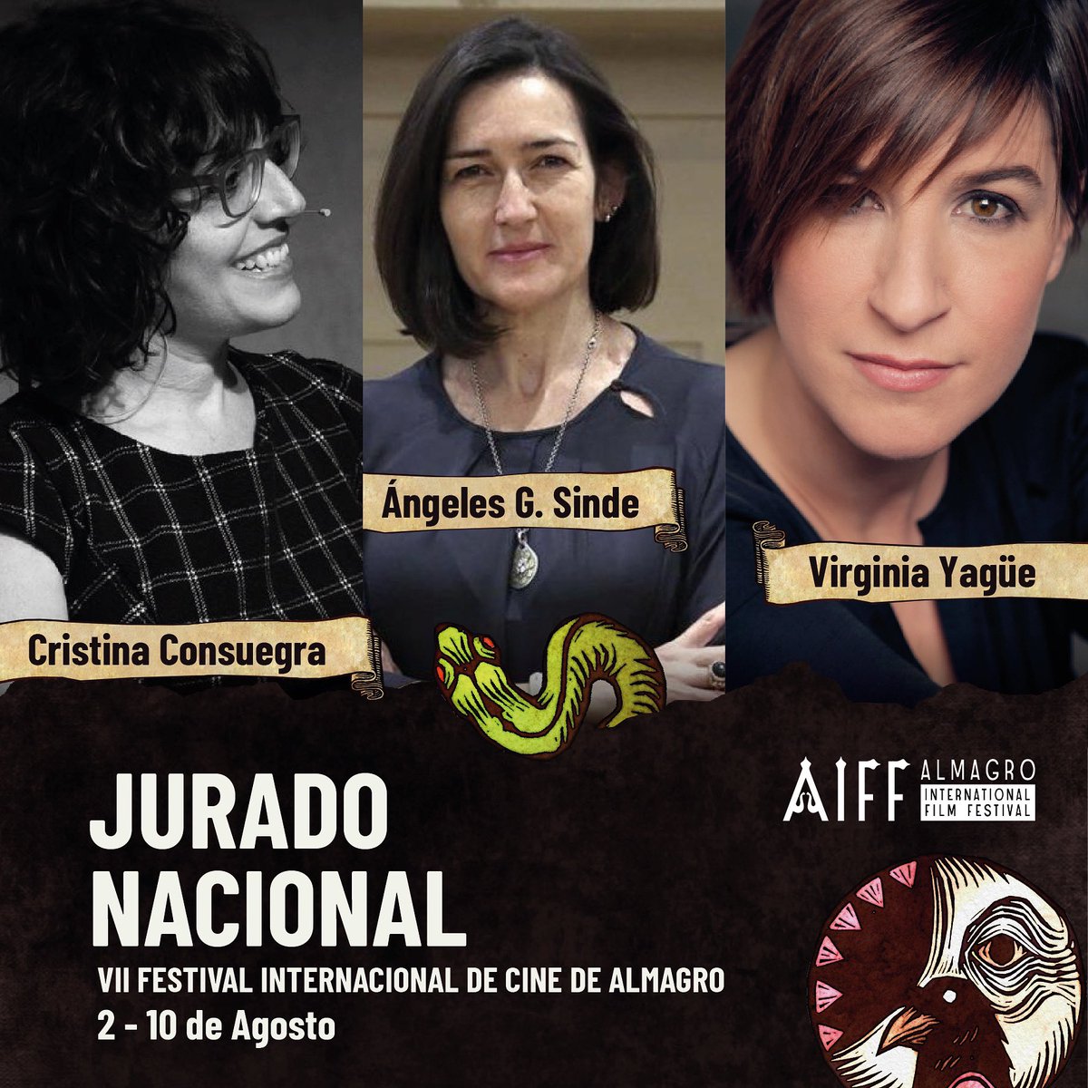 JURADO NACIONAL

3 mujeres serán las miembros del jurado nacional, encargadas de evaluar y premiar los talentosos cortometrajes de nuestra selección oficial nacional l🎥

3 grandes especialistas con un largo recorrido en la #industria cinematográfica y la #gestión cultural.

🧵🧵