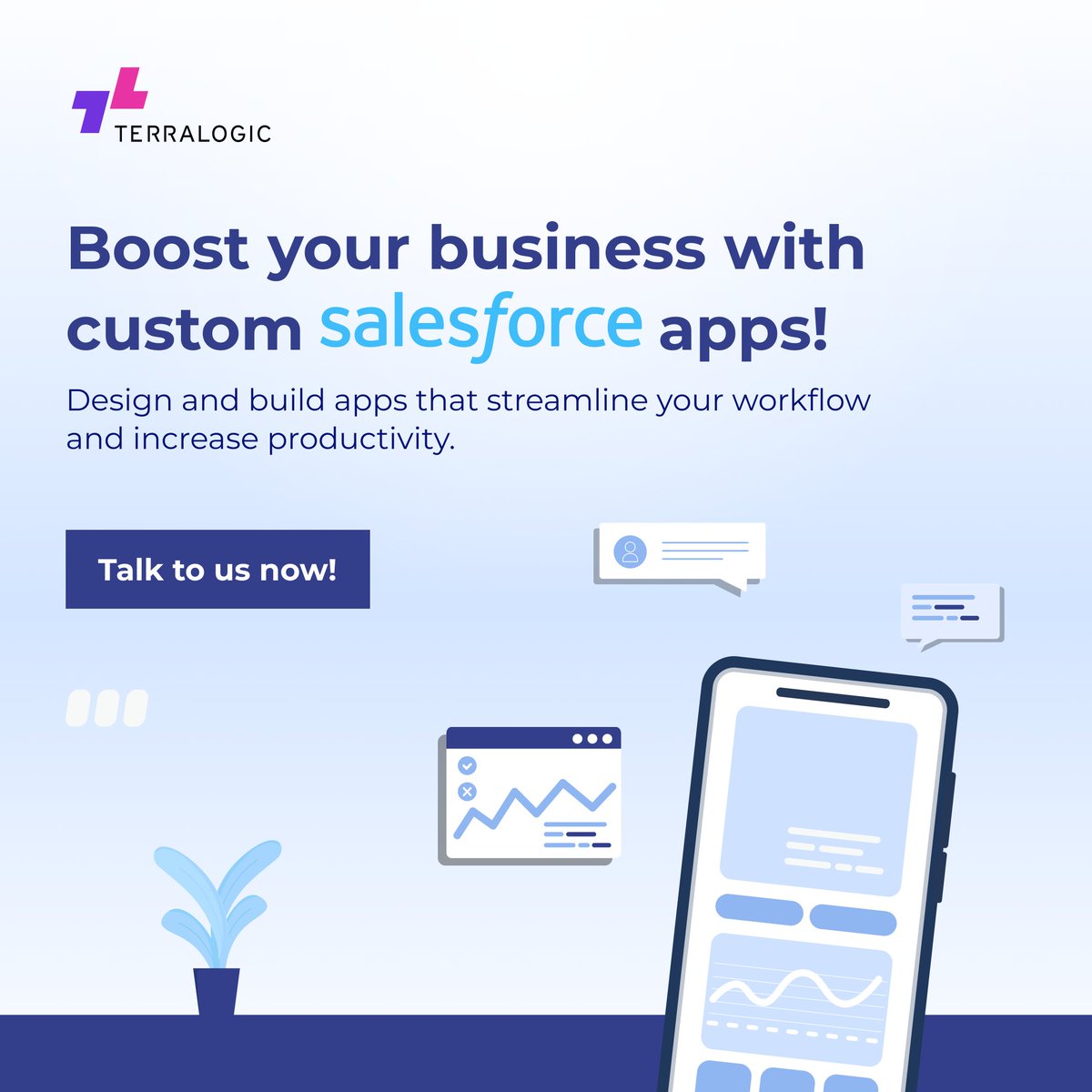 Terralogic_'s tweet image. Elevate your business with custom Salesforce apps! Design and build solutions that streamline your workflow and supercharge productivity. Ready to transform your operations? Let’s connect and make it happen!

Know more - bit.ly/46uLBTv

#SalesforceApp #appdev #terralogic