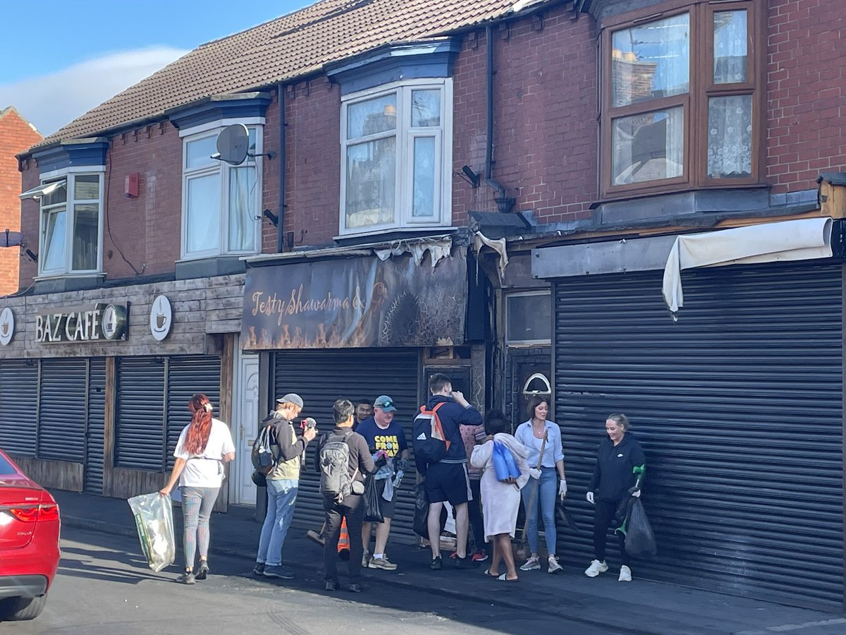 LukeHenman's tweet photo. A fantastic turnout from the people of #Middlesbrough to show what our town is really about. Those who seek to divide us will never win. https://t.co/4FI4zk2wPS